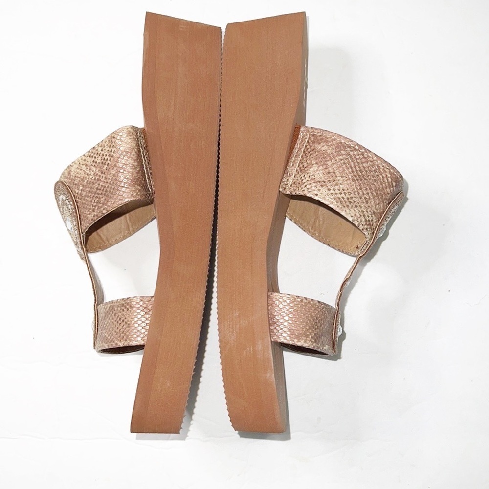 Mix It Python Strap Strappy Women's Wedge - image 5